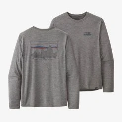 Patagonia Long-Sleeved Capilene Cool Daily Graphic Shirt Mens