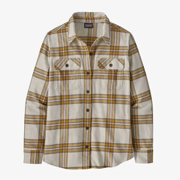 Patagonia Long-Sleeved Organic Cotton Midweight Fjord Flannel Shirt Womens 3 Patagonia Long-Sleeved Organic Cotton Midweight Fjord Flannel Shirt Womens