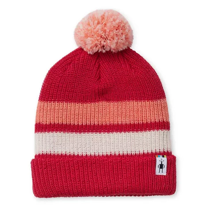 Smartwool Stripe Pom Beanie Kids 1 Smartwool Stripe Pom Beanie Kids