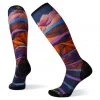 Smartwool Ski Zero Cushion Mountain Print Over The Calf Socks Womens Gear