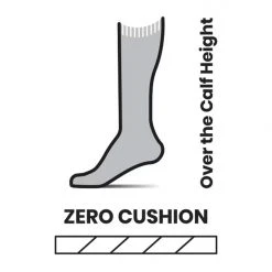 Smartwool Ski Zero Cushion Mountain Print Over The Calf Socks Womens Gear