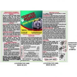 Counter Assault 8.1 Oz Counter Assault Bear Deterrent With Belt Holster