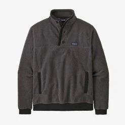 Patagonia Shearling Fleece Button Pullover Mens
