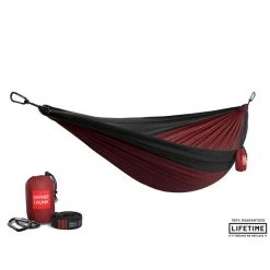 Grand Trunk Double Deluxe Parachute Nylon Hammock With Straps