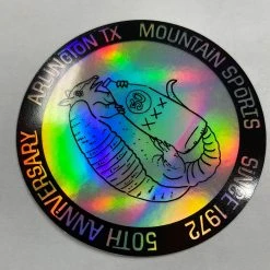Gear Mountain Sports 50th Anniversary Holographic Sticker